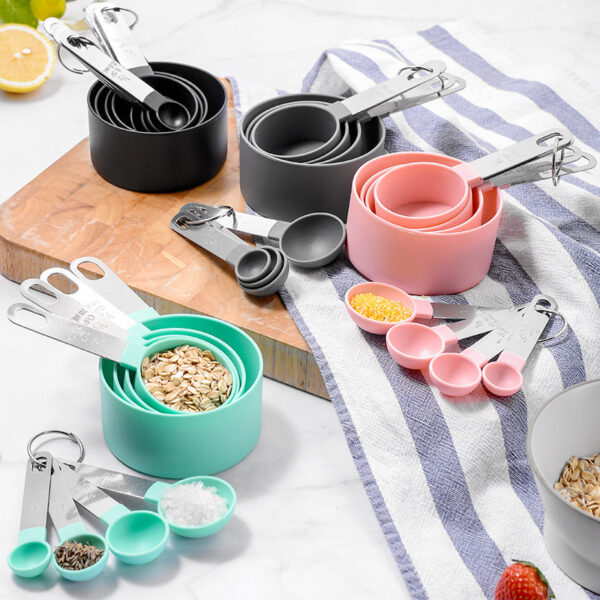 8-Piece Measuring Cup With Stainless Steel Handle - Image 6