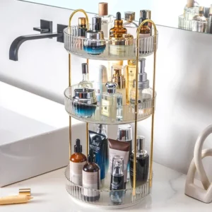 Makeup Storage Shelf 360° Rotating Bathroom Accessories