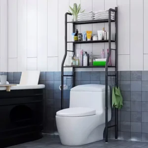 【Lifeideas】3 Tiers Metal Bathroom Organizer Over Toilet Rack Storage