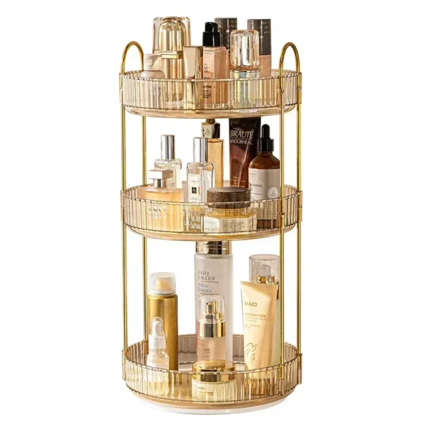 Makeup Storage Shelf 360° Rotating Bathroom Accessories - Image 5
