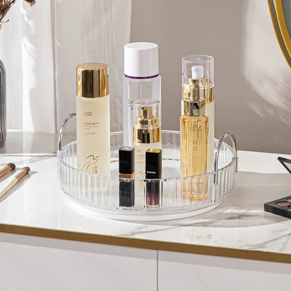 Makeup Storage Shelf 360° Rotating Bathroom Accessories - Image 21