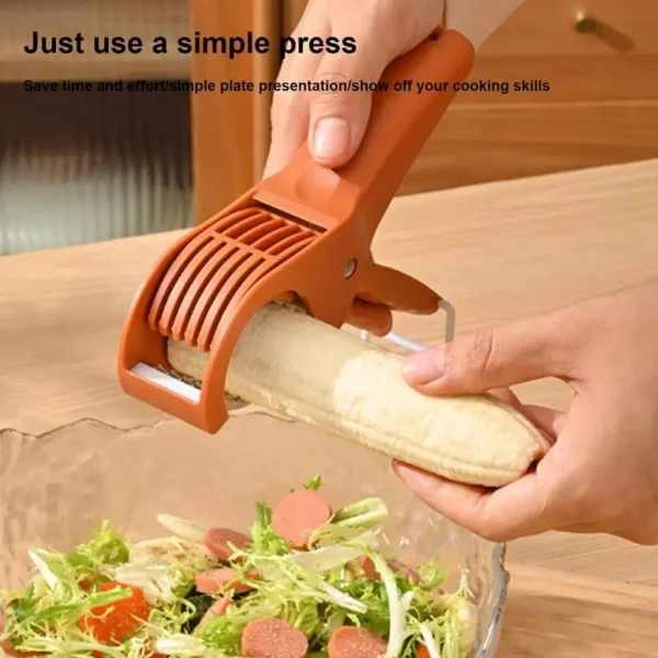 Salad Cutter Chopper Portable Fruit Slicer - Image 3