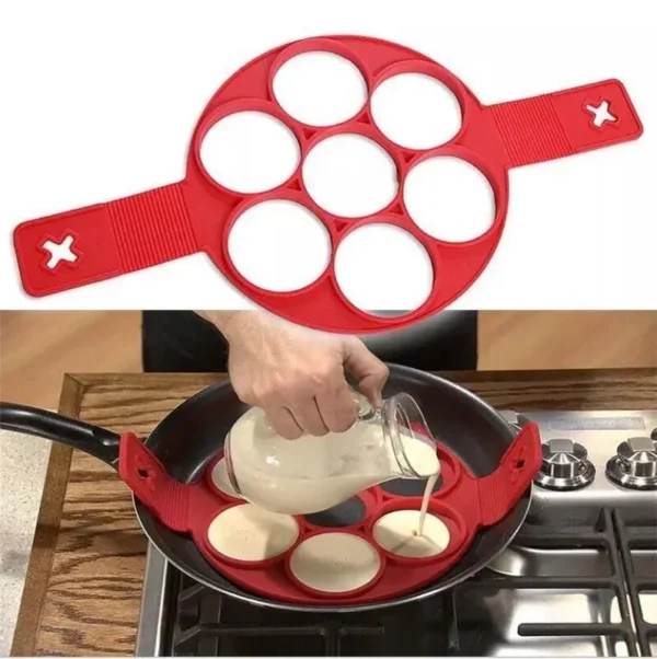 Pancake Egg Ring Maker Nonstick Cooking Tool Round Heart