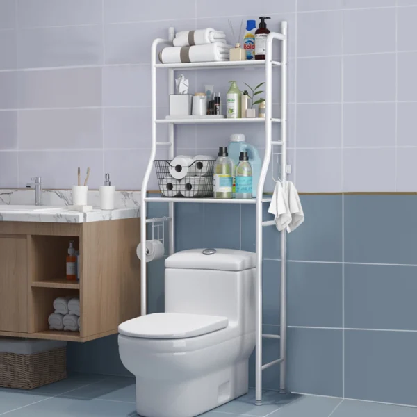 【Lifeideas】3 Tiers Metal Bathroom Organizer Over Toilet Rack Storage - Image 2