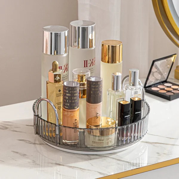 Makeup Storage Shelf 360° Rotating Bathroom Accessories - Image 18