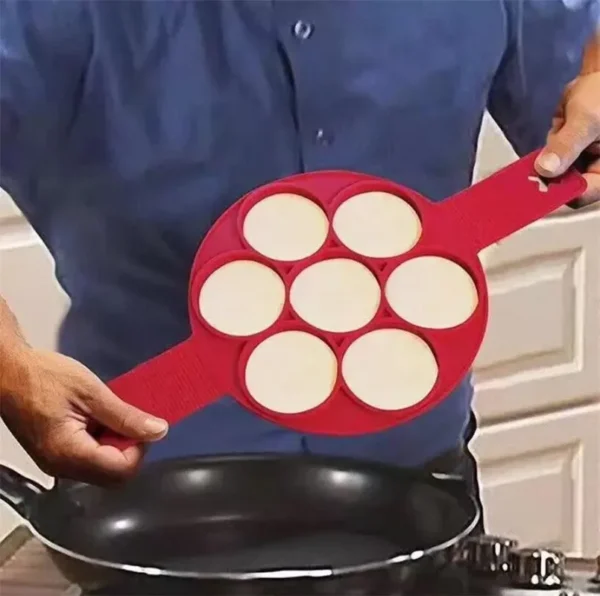 Pancake Egg Ring Maker Nonstick Cooking Tool Round Heart - Image 4