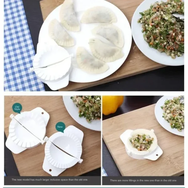 Plastic Dumplings Maker Mold Hand Dough Press Dumpling Clip - Image 5