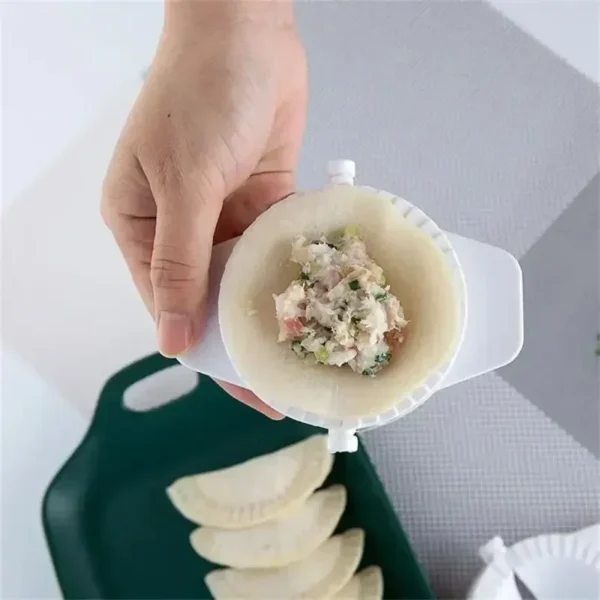 Plastic Dumplings Maker Mold Hand Dough Press Dumpling Clip - Image 3