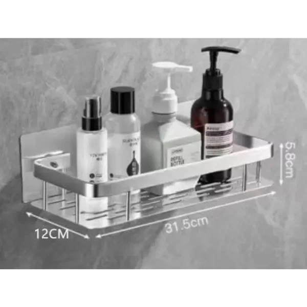 2025 Bathroom Storage Wall Mount Shampoo Makeup Storage Holder - Image 4