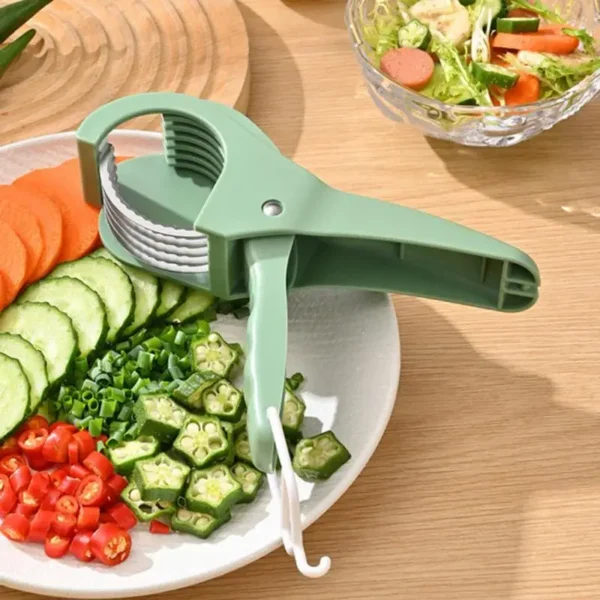 Salad Cutter Chopper Portable Fruit Slicer