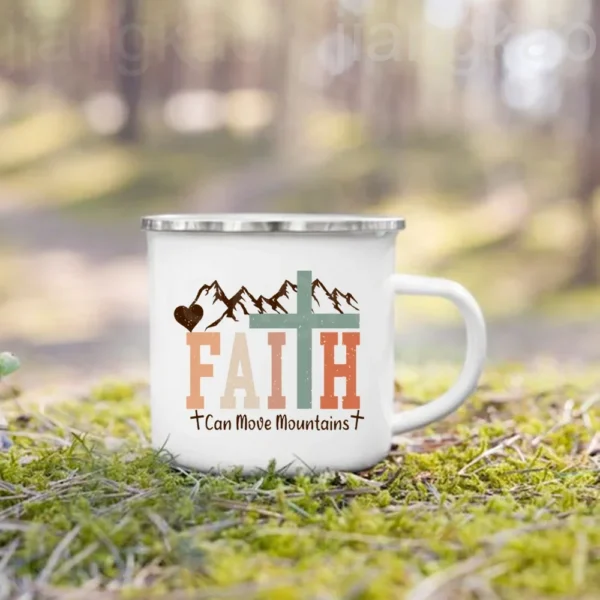 Christian Psalm Jesus God Faith Pattern Printed Mugs Coffee Cups - Image 4