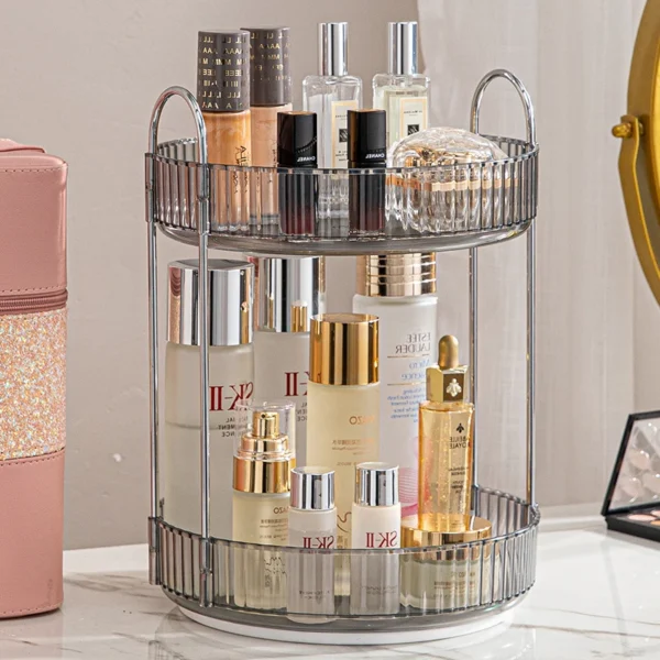 Makeup Storage Shelf 360° Rotating Bathroom Accessories - Image 16