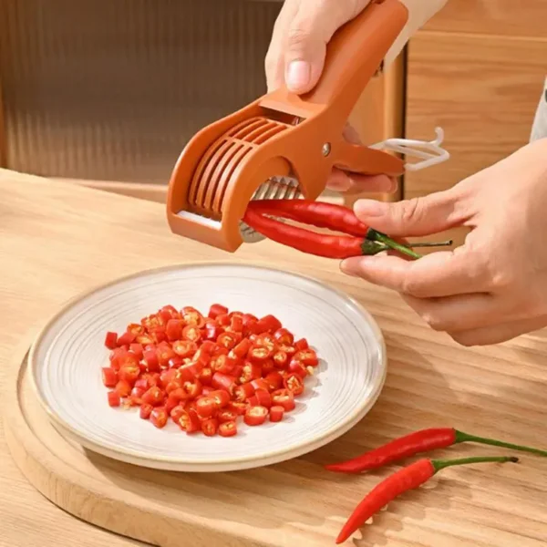Salad Cutter Chopper Portable Fruit Slicer - Image 2