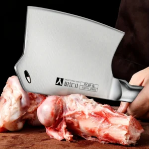 Stainless Steel All Steel Chopping Knife, Thickened Kitchen Bone Chopping Axe, Hotel Restaurant Professional Chopping knife